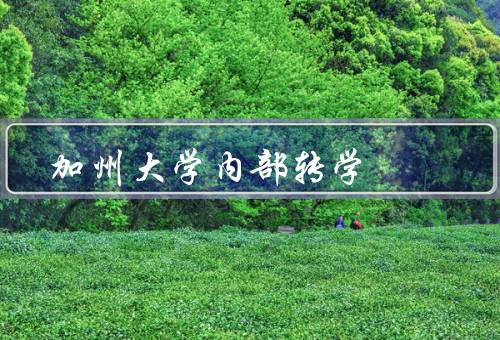 加州大学内部转学（背景／条件／流程）