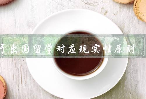 关于出国留学对应现实性原则（出国前的准备工作）