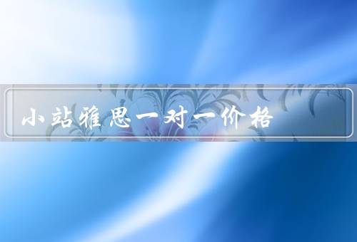 小站雅思一对一价格，课程种类、学习目标、优惠活动