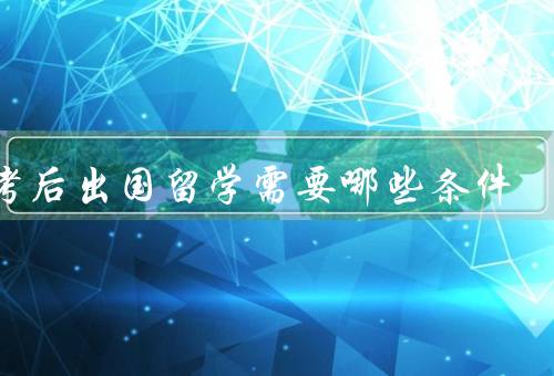 中考后出国留学需要哪些条件（学术成绩优异／语言能力强／财力充足）