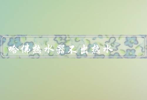 哈佛热水器不出热水，水温设置／供电问题／故障排除