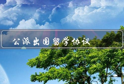 国家公派出国留学协议（内容、意义、执行）
