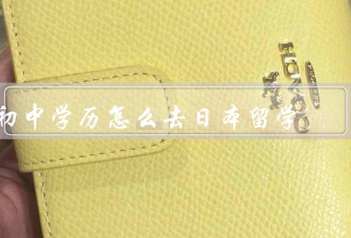 初中学历怎么去日本留学，准备材料／选择学校／申请流程
