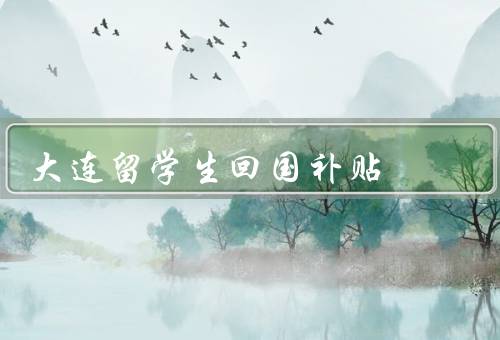 大连留学生回国补贴（发布、具体内容、意义和影响）