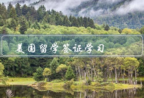 美国留学签证学习