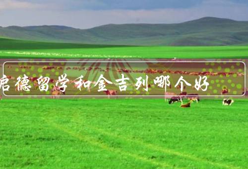 启德留学和金吉列哪个好