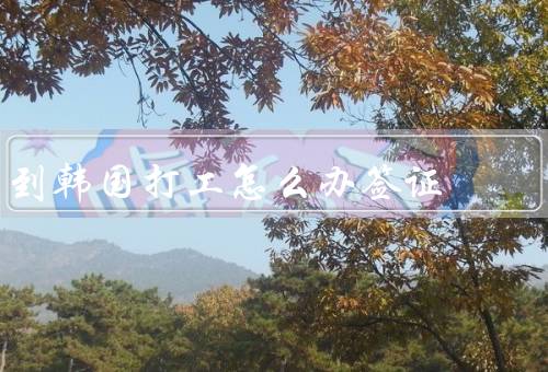 到韩国打工怎么办签证，准备材料／递交申请／注意事项