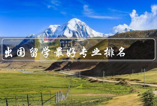 出国留学最好专业排名（医学／工程学／计算机科学）