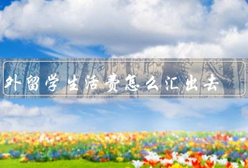 国外留学生活费怎么汇出去（银行汇款、第三方支付平台）
