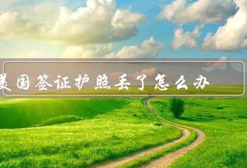 美国签证护照丢了怎么办，办理报失手续／重新申请护照／更新签证