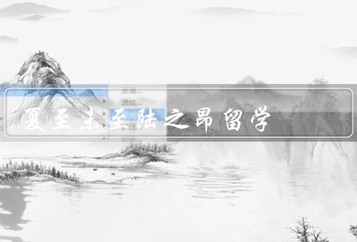 夏至未至陆之昂留学（陆之昂的成长、学术压力、人际关系）