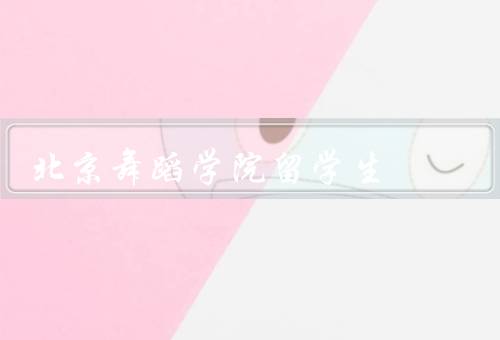 北京舞蹈学院留学生，人数／专业／活动