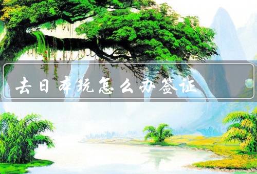 去日本玩怎么办签证（准备材料、选择签证类型、递交申请）