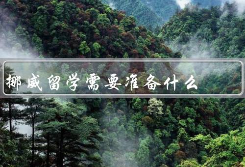 挪威留学需要准备什么