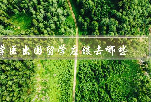 学医出国留学应该去哪些国家（美国／英国／澳大利亚）