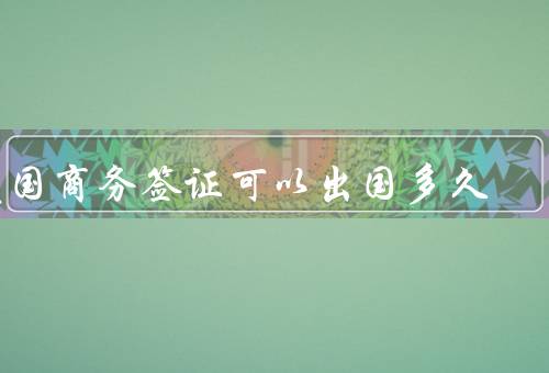 美国商务签证可以出国多久，商务签证有效期／每次入境停留期