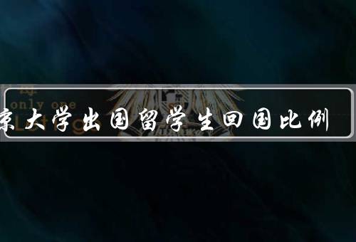 北京大学出国留学生回国比例，背景与目的／原因／对中国影响
