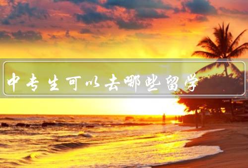 中专生可以去哪些国家留学（美国／澳大利亚／加拿大）