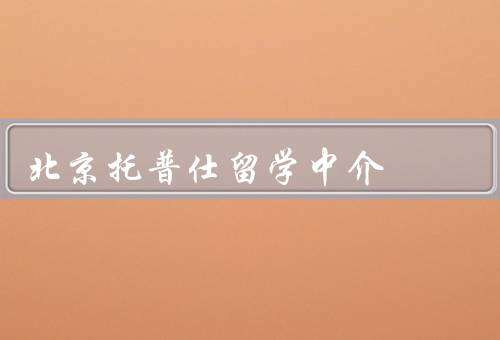 北京托普仕留学中介（专业团队／贴心服务／丰富资源）
