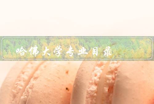 哈佛大学专业目录（计算机科学、经济学、生物学）