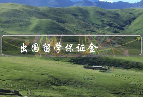 出国留学保证金，定义／用途／退还