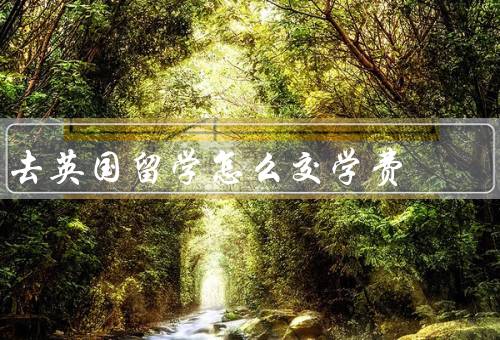 去英国留学怎么交学费（银行汇款、学费贷款、奖学金和助学金）