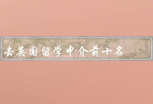 去英国留学中介前十名（英国留学中介前十名）