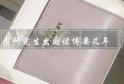 国内研究生出国读博要几年（申请阶段／学术准备／课程学习）