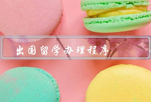出国留学办理程序，学校／签证／办理相关手续