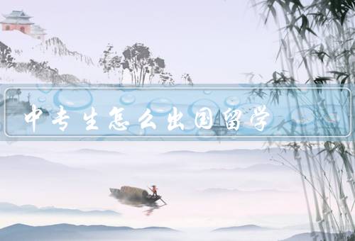 中专生怎么出国留学（选择合适的留学目标／提升语言能力和学术水平）