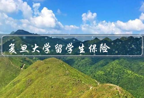 复旦大学留学生保险（医疗保险／意外伤害保险／其他保险服务）