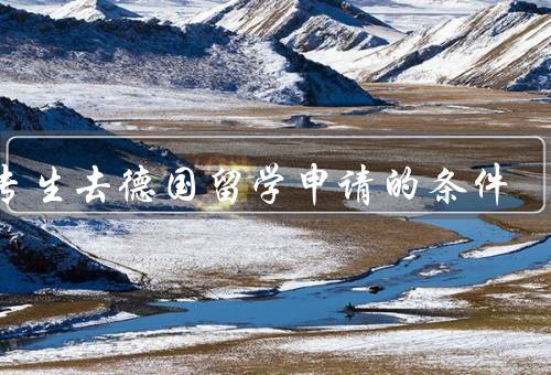 大专生去德国留学申请的条件，德语水平／学历要求／财务担保
