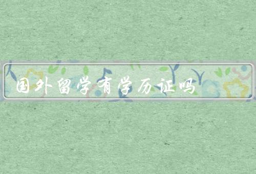 国外留学有学历证吗，学历证的作用、获取学历证的途径