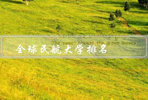 全球民航大学排名（背景／当前的情况／对学生的影响）