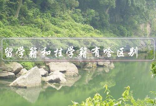 保留学籍和挂学籍有啥区别（挂／和挂学籍的区别）