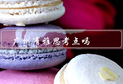 广州有雅思考点吗，优势／未来发展