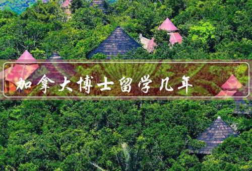 加拿大博士留学几年，博士项目的要求／研究进展和论文撰写