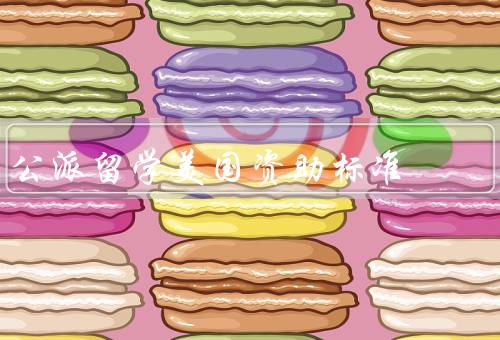 公派留学美国资助标准