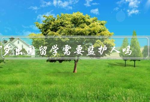 18岁出国留学需要监护人吗（成年人的独立能力、留学生面临的困难）