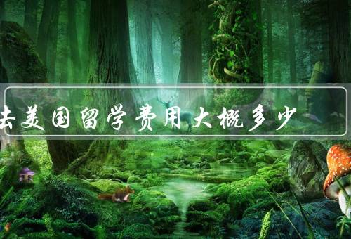 去美国留学费用大概多少，学费／生活费／住宿费