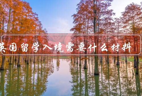 去英国留学入境需要什么材料（签证申请表、护照、学校录取信）