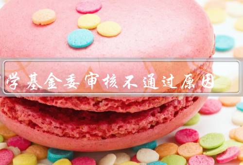 国家留学基金委审核不通过原因（材料不完整、申请条件不符合）
