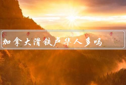 加拿大滑铁卢华人多吗，华人人口现状、发展、未来