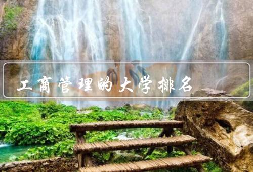工商管理的大学排名