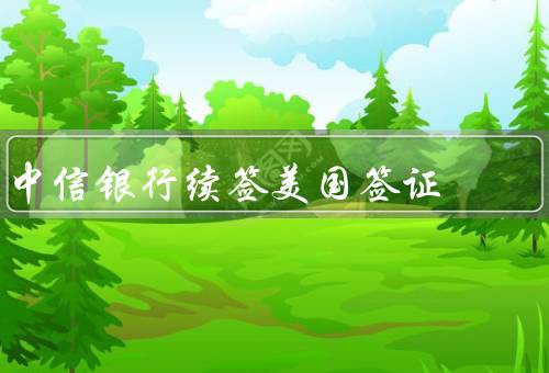 中信银行续签美国签证，申请材料准备、办理流程、注意事项