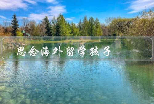 思念海外留学孩子，深度、表达、力量