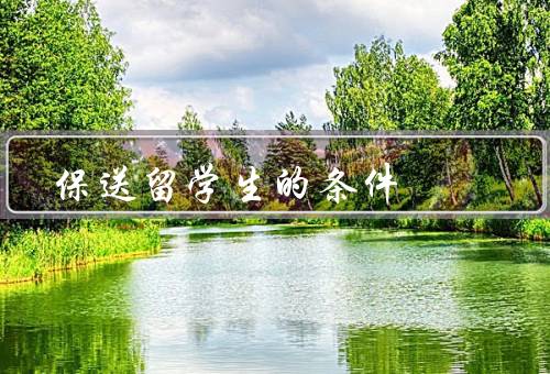 国家保送留学生的条件（条件、过程、保送效益）