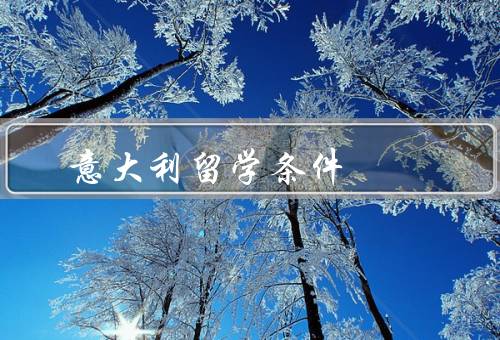 意大利留学条件（留学生入学要求、留学费用和奖学金）
