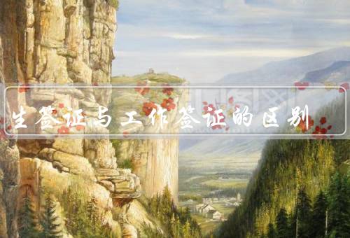 学生签证与工作签证的区别