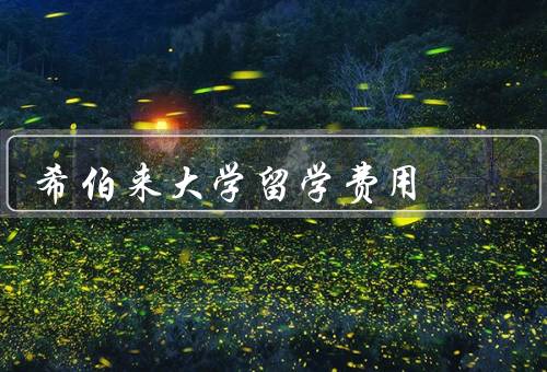希伯来大学留学费用（学费、生活费、其他费用）